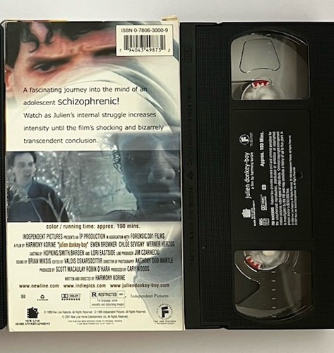 Julien Donkey Boy Harmony Korine VHS - Picture 2 of 2