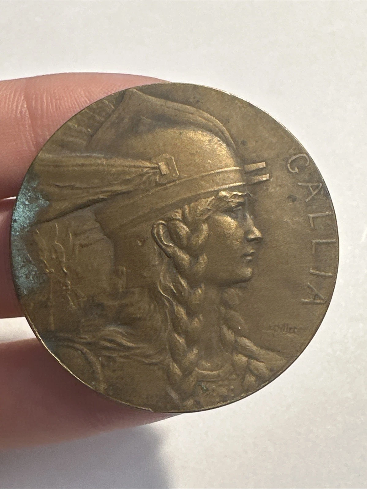 Médaille Concours Exposition De L’apprentissage 1924 En Bronze