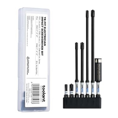  7pcs TB-Fit Electrician Impact Variety Set - FPH1（PH1-SL4.5）& FPH2（PH2-SL6）