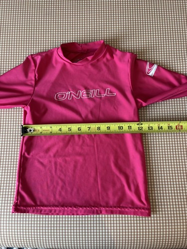 O'Neill Rash Guard Swimming Long Sleeve Top~Beach Swim-pool.PINK~READ DESC - Picture 7 of 11