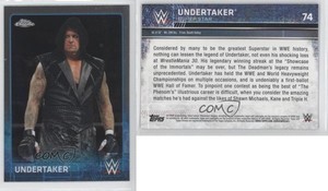 2015 Topps Chrome WWE Undertaker #74
