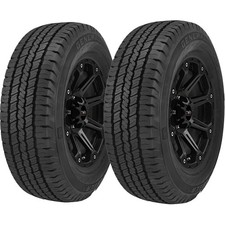 (QTY 2) LT215/85R16 General Grabber HD 115/112R Load Range E Black Wall Tires