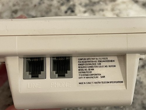 Vintage Land Line Dzwonek identyfikacyjny dzwoniącego Sonecor BE-99N Imię i pamięć numeru 99 Nieprzetestowany - Zdjęcie 7 z 10