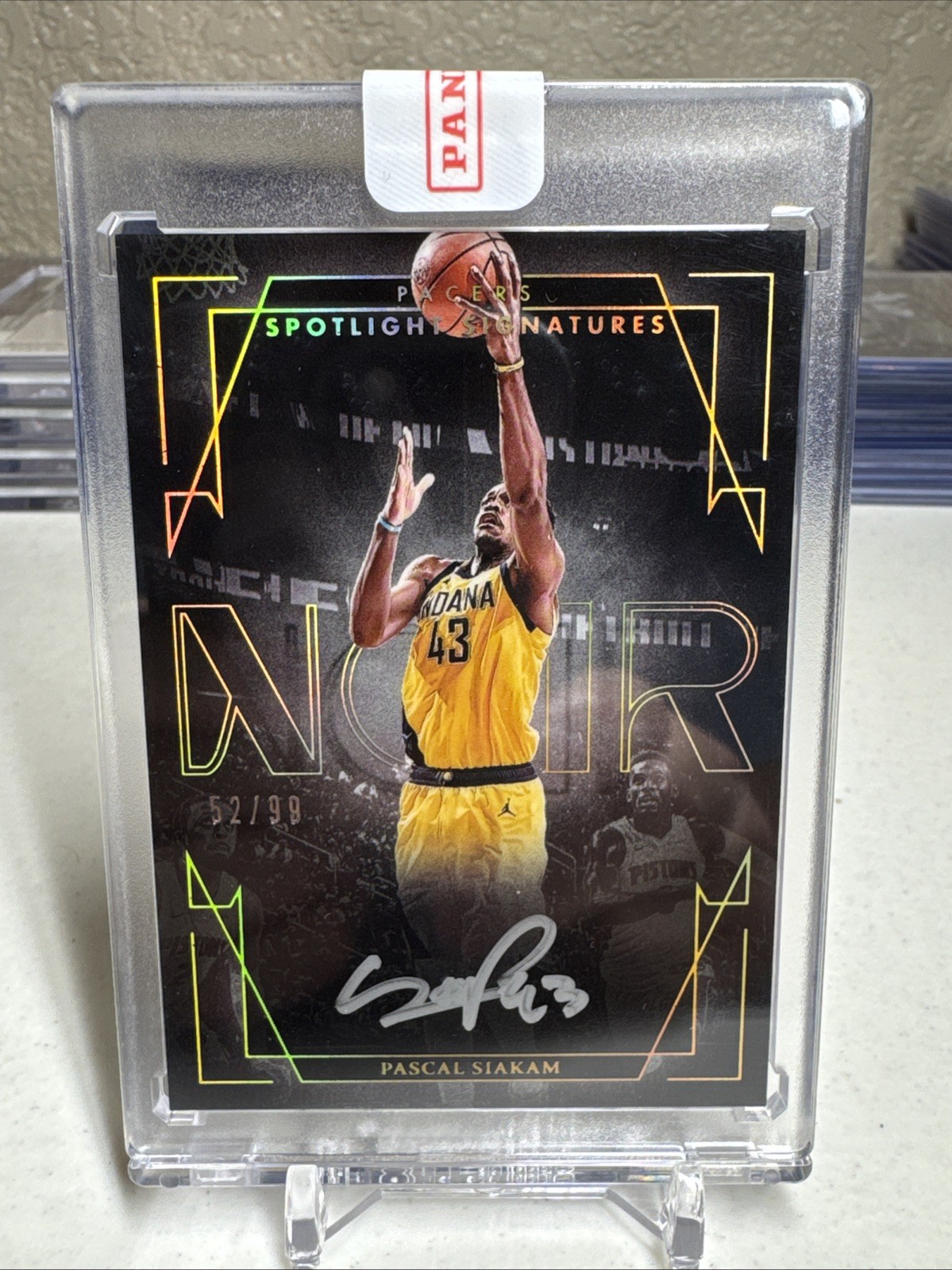 2024-25 Noir Basketball Pascal Siakam Spotlight Signatures SSV-PSC /99