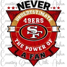 Sublimation Print 49ers Football Ready To Press Paper Ink Heat Transfer