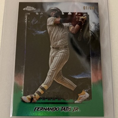 Fernando Tatís Jr. Night Terrors Green Refractor 91/99 2025 Topps Chrome #NT-21