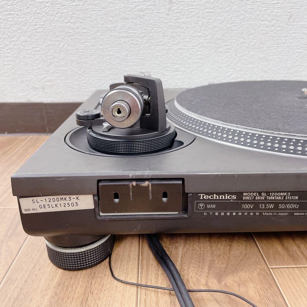 Technics SL-1200MK3 Turntable Black Operation confirmed