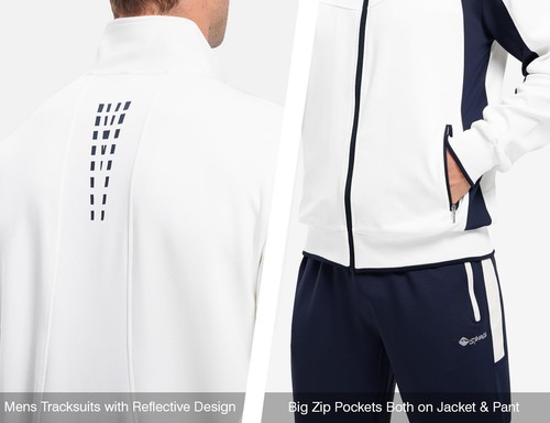 Men's Tracksuits Sweatsuits for Men Set Track Suits 2 Piece Casual Athletic J... - Picture 5 of 7