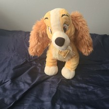 Disney Store LADY  The Tramp Plush Toy Dog Exclusive Stuffed Animal