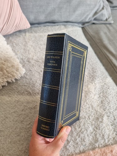 Anna Karenina Leo Tolstoi Oxford Klassiker Deluxe Kunstleder Hardcover 1980 vergoldet