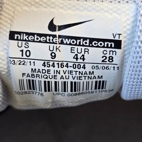Nike Lunar Glide 3 Sneakers Uomo Taglia 10 Grigio Allenamento - Foto 10 di 12