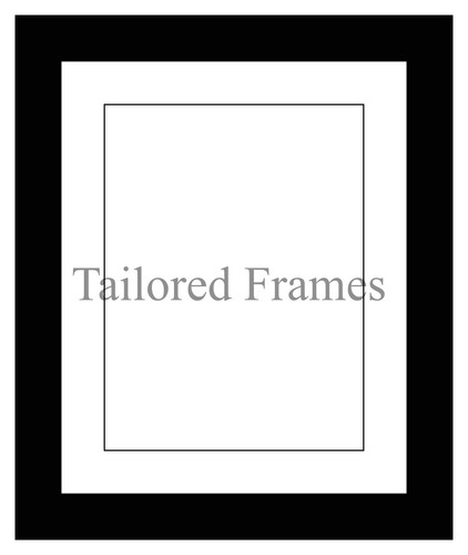 Tailored Frames - Square design black Picture poster & Photo Frames with Mounts. - Picture 10 of 40