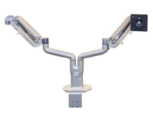 Steelcase FYI Flat Panel Dual Monitor Arm With C-Clamp - Up To 24" Monitor - Picture 3 of 7