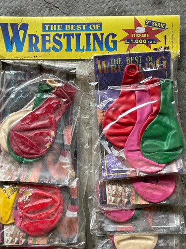 The Best Of Wrestling Sitckers Originali Anni 90 Con Cartoncino Hulk Hogan - Imagen 2 de 9