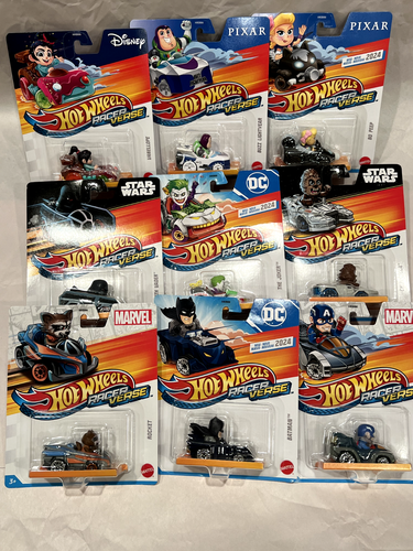 Hot Wheels Racer Verse DISNEY- ELSA,STITCH, MOANA BUZZ LIGHT YEAR, Bo Peep +MORE - Picture 4 of 90