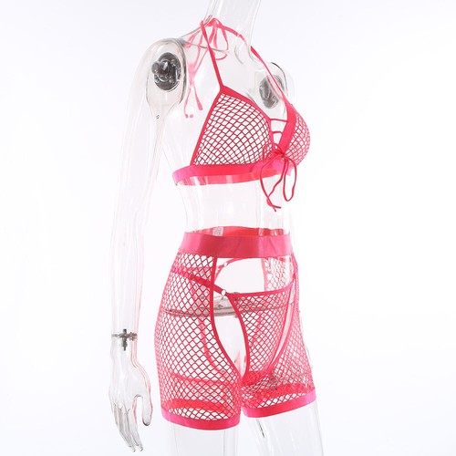Women's Sexy Lingerie Sheer Lace Babydoll Sleepwear Bodysuit NIghty Bra G-string - Picture 69 of 116