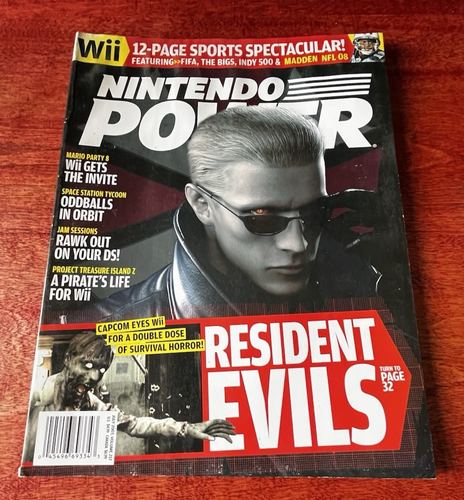 Nintendo Power Magazine Vol. 217 Resident Evil July 2007 (Poster Inside) - Picture 1 of 5