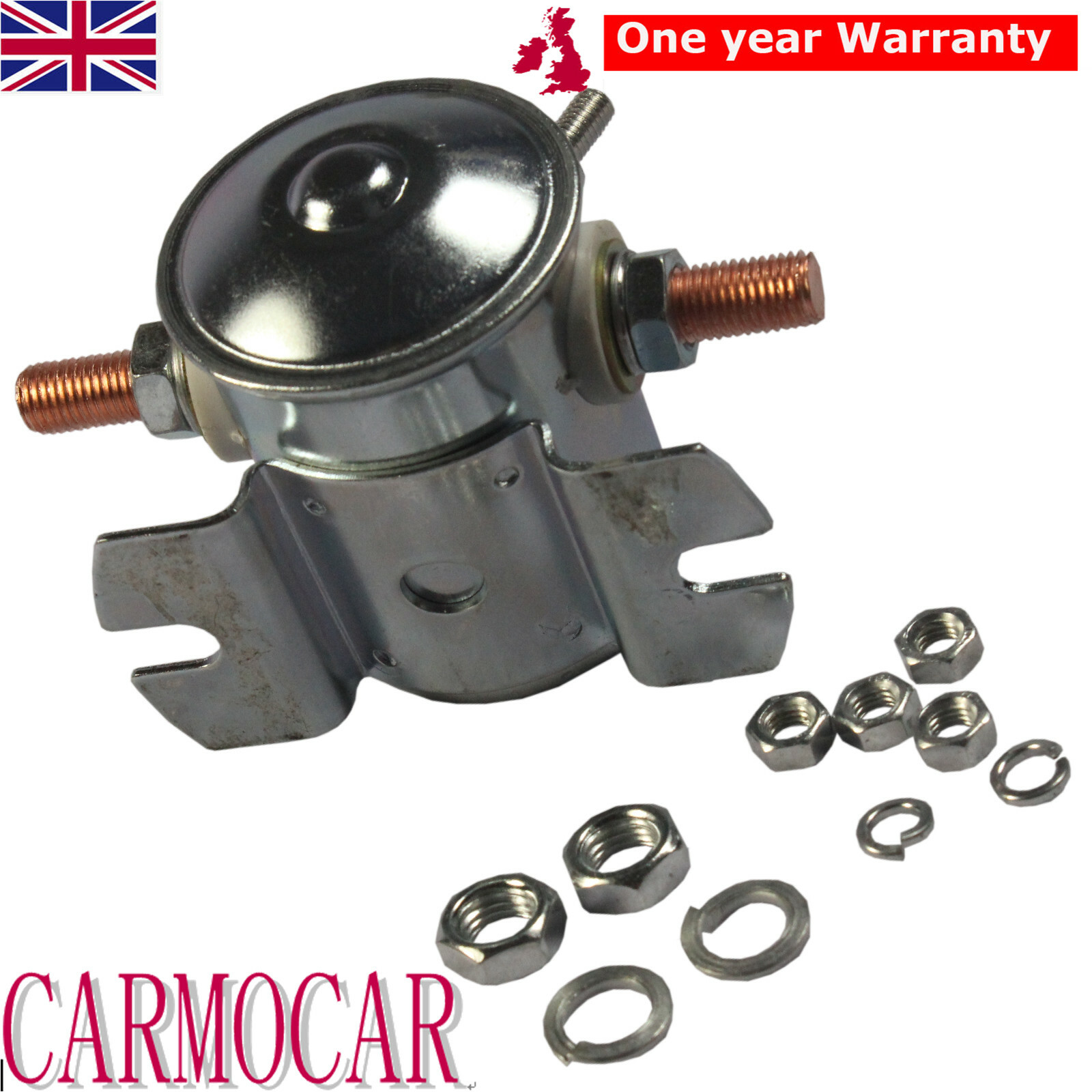 UNIVERSAL 12V STARTER solenoid 4 terminal Grelly UK