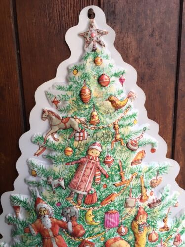 VINTAGE GIORDANO CHRISTMAS DECORATION WALL TREE POLYSTYRENE TAIWAN - Picture 2 of 5