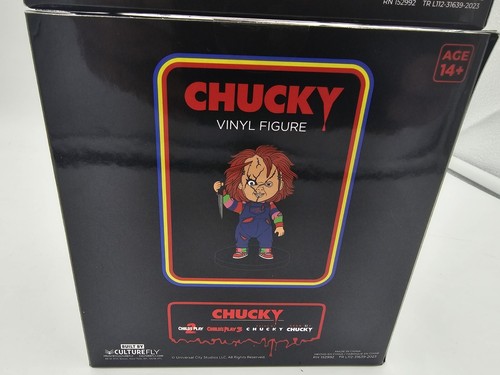 Chucky & Bride Puppe Vinyl Figur Set Chucky Good-Guy Culturefly Halloween 4,5 Zoll - Bild 9 von 10
