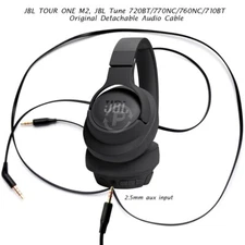 JBL 3.5mm to 2.5mm Aux Cable for Tour One M2, Tune 720BT/770NC/760NC Headphones