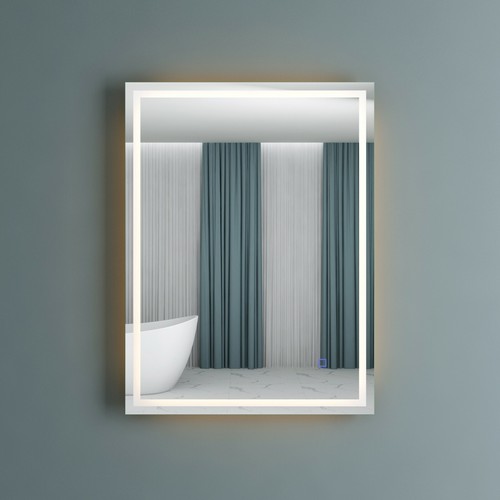 Badspiegel mit LED Beleuchtung Beschlagfrei dimmbar mit Touch Bedienung - Bild 11 von 17