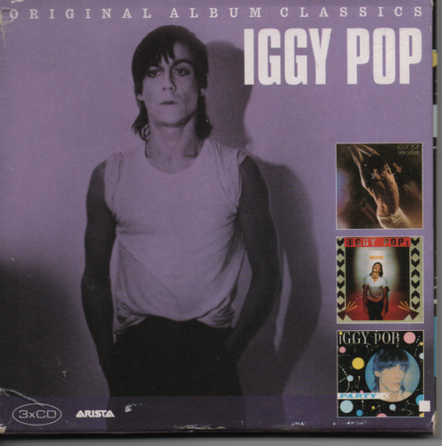 3 CD Iggy Pop/Original Album Classics/New Values/Soldier/Party/39 Songs/Re 2011