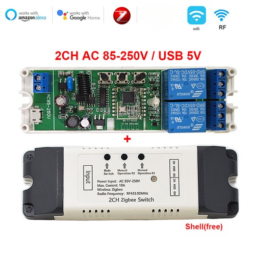 Zigbee Relay 4CH Smart Home Switch Module APP Remote Control Wireless Radio RF - Picture 11 of 28
