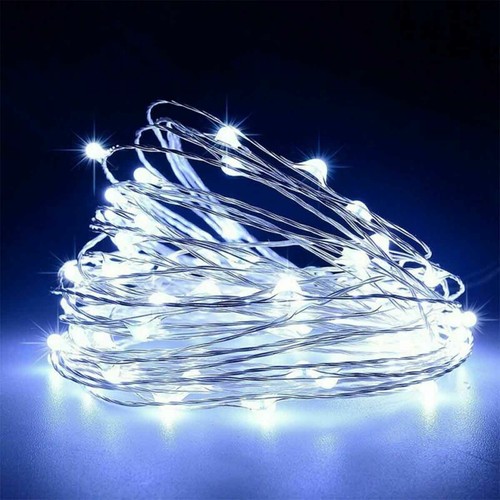Christmas decoration garden fence outdoor waterproof solar copper wire light - Picture 22 of 25