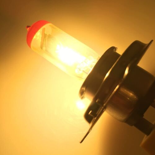 AMPOULE LAMPE H4 60/55W JAUNE YELLOW 3000K HALOGENE POUR FEU PHARE 12V P43t-38 - Picture 7 of 23