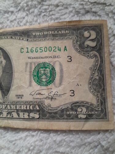 1976 Series 2 dollar bill C series - Picture 5 of 7