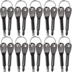 10PCS Pocket Keychain Screwdriver Tools Set, Outdoor Tool Gadgets Kit Travel ...