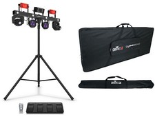 Chauvet DJ GigBAR MOVE  ILS Lighting System w/ Tripod Footswitch Remote Bags.