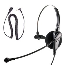 Headset 2.5mm Jabra Compatible QD Low Cost Pro Monaural headset for Call Center