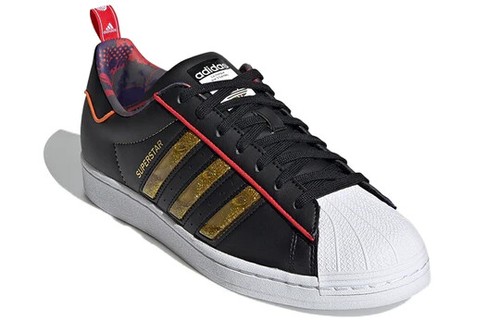 Adidas Superstar 'Capodanno Cinese - Anno del Bue Nero' S24184 Scarpe da Ginnastica Bambini - Foto 4 di 6