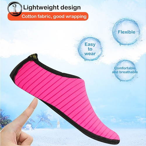 Water Shoes Barefoot Skin Socks Quick-Dry Aqua Beach Swim Water Sports Vacation - Picture 19 of 42