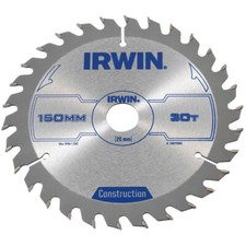 Image of IRWIN® 1897090 Construction Circular Saw Blade 150 x 20mm x 30T ATB