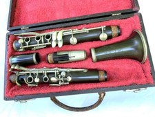 Vintage Rare Abbott France Professional B L.P. Clarinet w/Case Untested