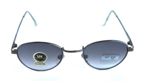 Gafas de sol para hombre y mujer True Vintage todo metal forma redonda aviador lentes negras - Imagen 24 de 24