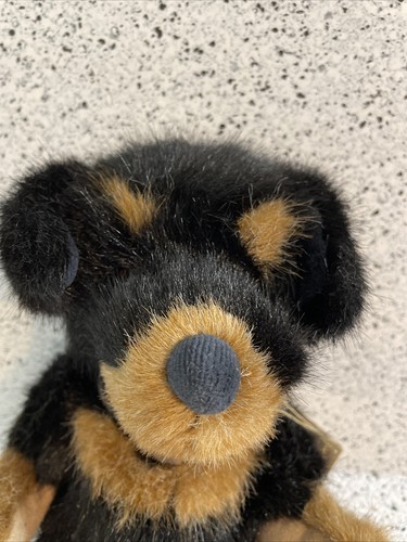 Boyds Bear "Rocky B. Barken" (dog with "studded" collar) Brown Black - Picture 2 of 6