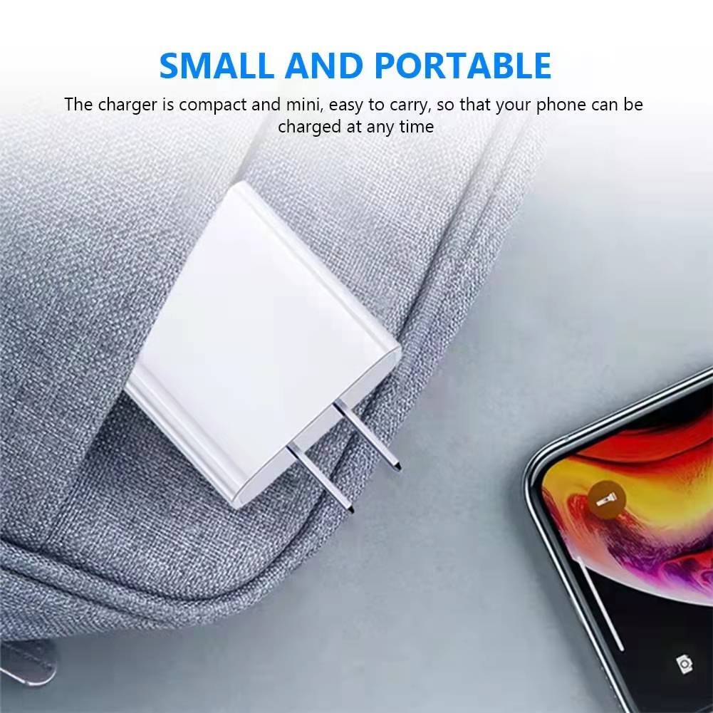 For iPhone 14 13 12 11 XR 8 20W Fast Charger Block USB Type C Wall Power Adapter - Picture 3 of 7