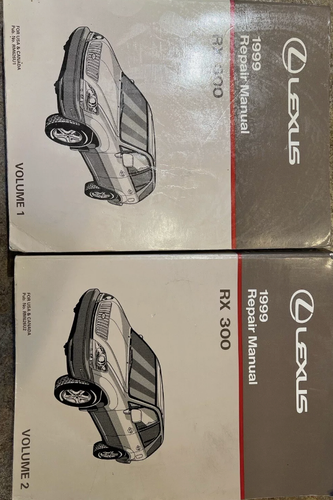 1999 Lexus RX300 RX 300 Service Shop Repair Workshop Manual Set + - Picture 2 of 9