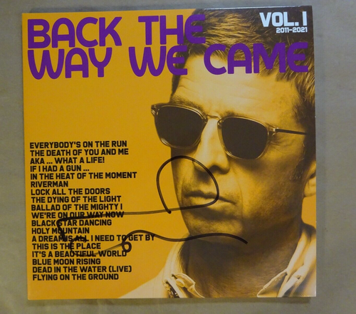 Album vinile autografato Noel Gallagher firmato Back The Way We Came Beckett COA - Foto 2 di 12