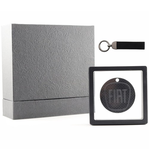 FIAT 100% Carbon Fiber Automobile motorcycle Keychain Keyring Personalized gifts - Picture 13 of 16