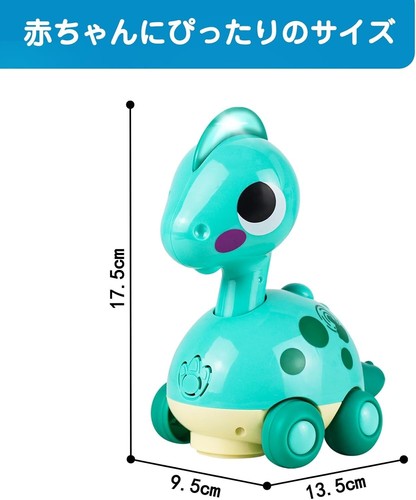 Dinosaur Toys for Kids, Electronic Light Up Toys, Obstacle Avoidance, Blue - Picture 2 of 8