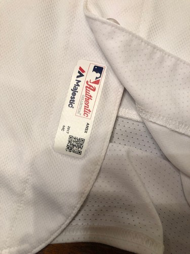 Cameron Maybin Signed Game Used 4th Of July Angels Jersey Psa Dna & MLB Coa - Picture 9 of 12