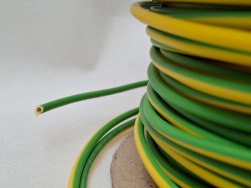 Cavo tubo nucleo singolo 2,5 mm 6491X blu marrone terra giallo/verde incollaggio - Foto 12 di 43