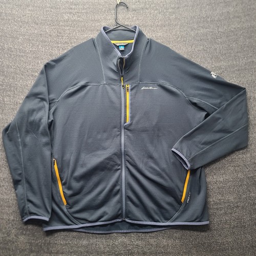 Eddie Bauer First Ascent High Route Jacket Men 2XL Regular Grid Fleece Gorpcore - Picture 1 of 18