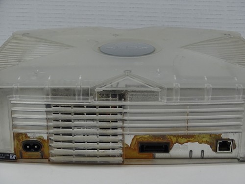 Original Crystal Clear Xbox Limited Edition Bunde with Cables Controller Tested - Picture 8 of 13