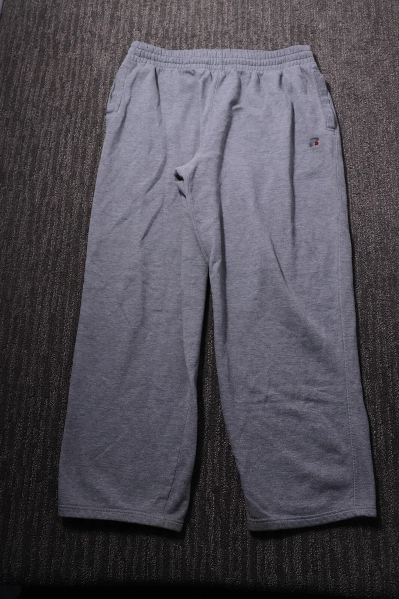 Russell Sweatpants Warm Up Pants Micro Fleece Lined Drawstring Men XL  Athleisure